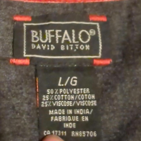 Vintage Y2K Buffalo David Button shirt large - Picture 3 of 3